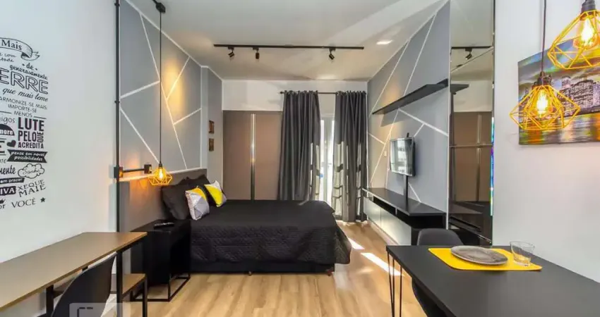 Kitnet / stúdio para aluguel - centro, 1 quarto,  27 m² - curitiba