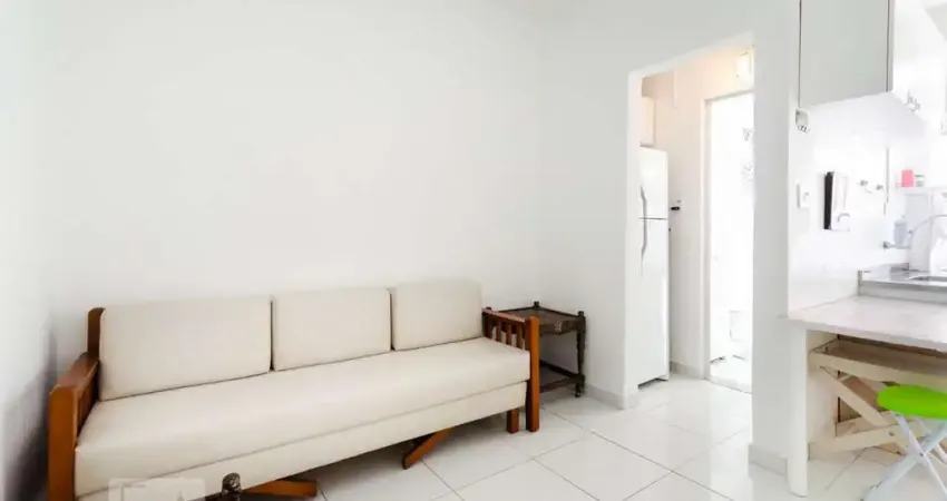 Apartamento para aluguel - ponta da praia, 1 quarto,  45 m² - santos