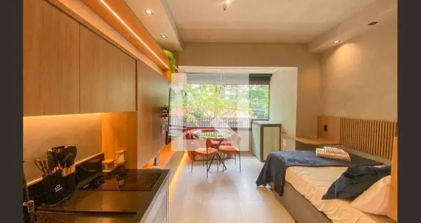 Kitnet / stúdio para aluguel - campo belo, 1 quarto,  24 m² - são paulo