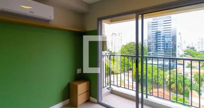 Kitnet / stúdio para aluguel - brooklin, 1 quarto,  24 m² - são paulo