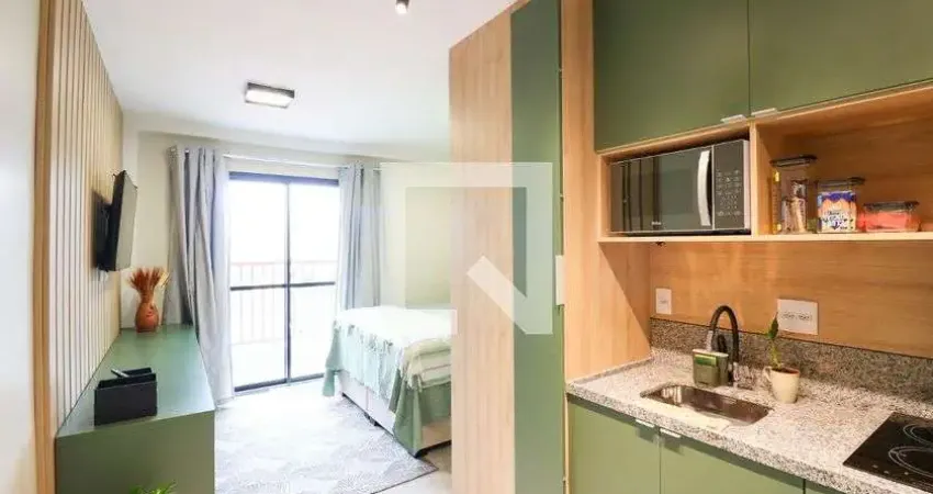 Kitnet / stúdio para aluguel - brooklin, 1 quarto,  25 m² - são paulo