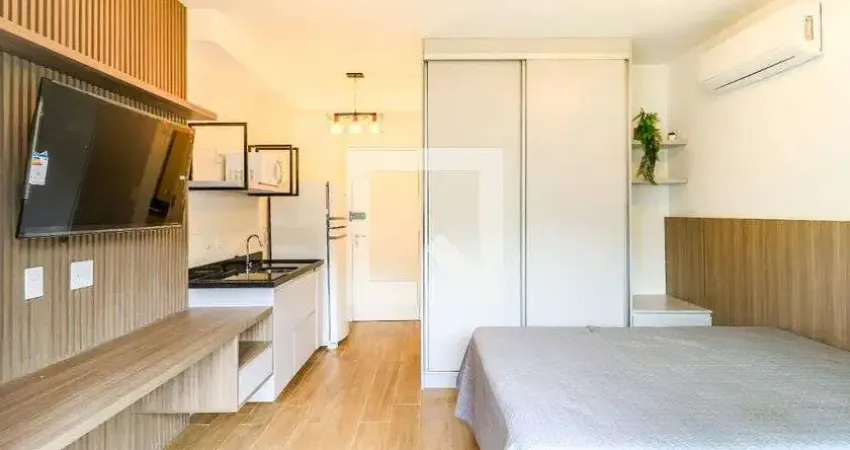 Kitnet / stúdio para aluguel - brooklin, 1 quarto, 27 m² - são paulo