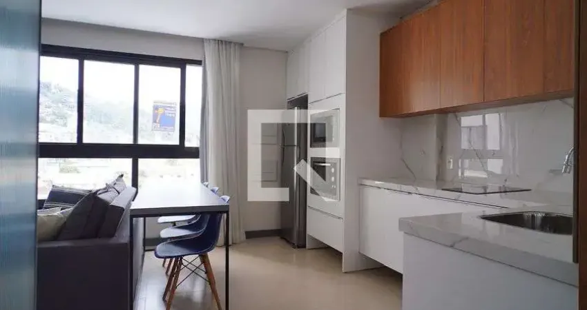 Kitnet / stúdio para aluguel - saco dos limões, 1 quarto,  35 m² - florianópolis