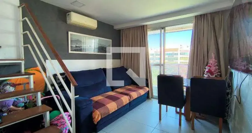 Cobertura para aluguel - recreio, 1 quarto,  83 m² - rio de janeiro