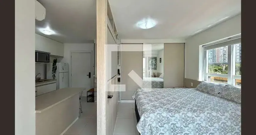 Kitnet / stúdio para aluguel - brooklin, 1 quarto,  32 m² - são paulo