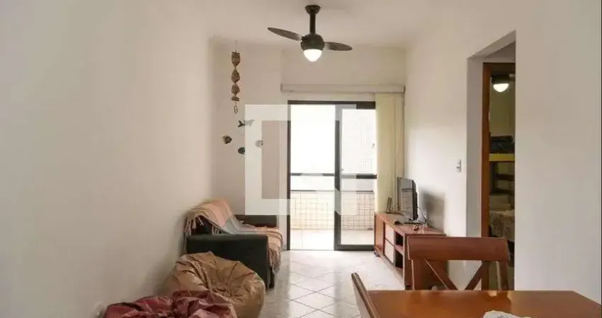 Apartamento para aluguel - boqueirão, 1 quarto, 57 m² - praia grande