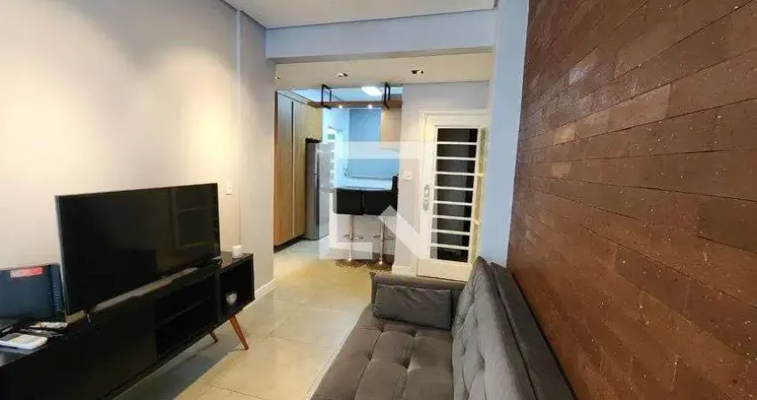 Apartamento para aluguel - boqueirão, 1 quarto,  39 m² - santos