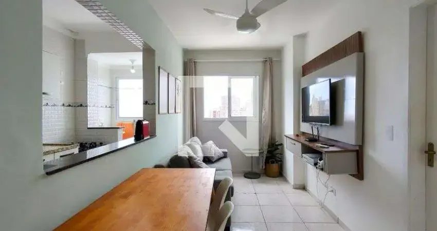 Apartamento para aluguel - vila tupi, 1 quarto,  39 m² - praia grande