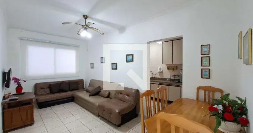 Apartamento para aluguel - guilhermina, 1 quarto, 44 m² - praia grande