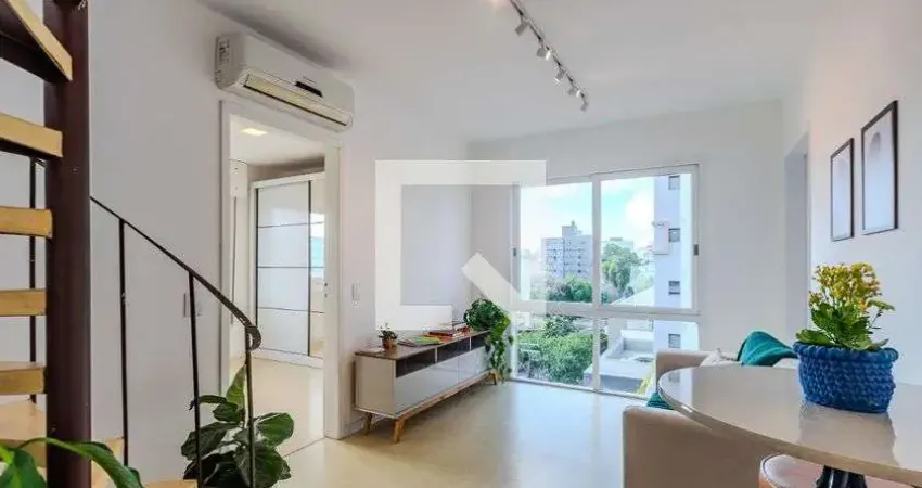 Cobertura para aluguel - santana, 1 quarto,  87 m² - porto alegre