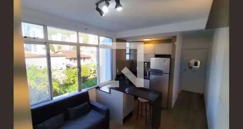 Kitnet / stúdio para aluguel - itacorubi, 1 quarto,  29 m² - florianópolis