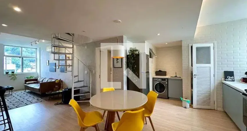 Cobertura para aluguel - botafogo, 1 quarto, 110 m² - rio de janeiro