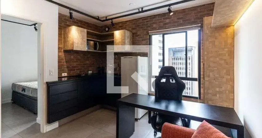 Kitnet / Stúdio para Aluguel - Santa Cecília, 1 Quarto, 28 m² - São Paulo
