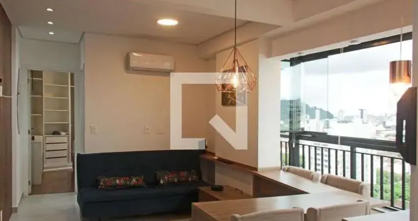 Apartamento com 1 quarto para alugar na Rua Carvalho de Mendonça, Marapé, Santos