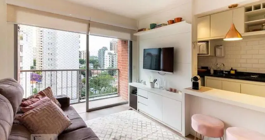 Apartamento com 1 quarto para alugar na Alameda dos Aicás, Moema, São Paulo