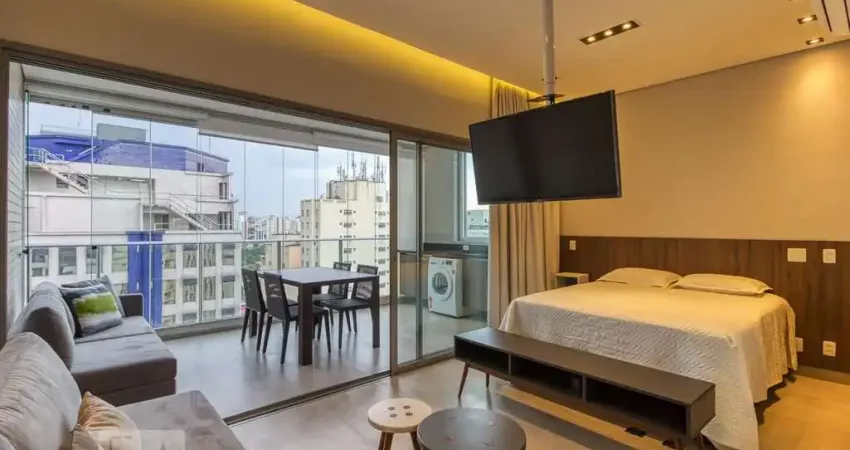 Kitnet / Stúdio para Aluguel - Moema, 1 Quarto, 46 m² - São Paulo