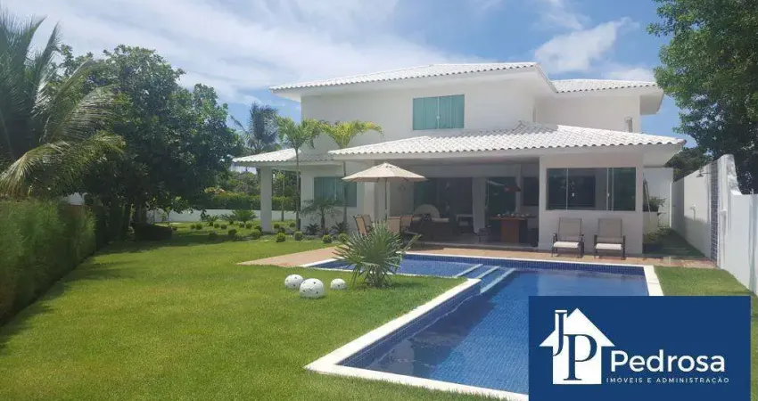 Excelente oportunidade: casa à venda seis quartos, sendo 05 suítes em guarajuba