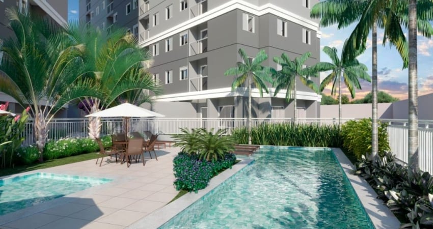 Apartamento com 02 dormitórios e  lazer completo em SãoVicente