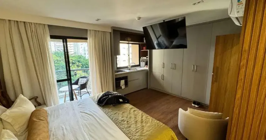 Hotel em Condomínio no bairro Jardim Europa, 1 dorm, 1 suíte, 1 vagas, 36 m