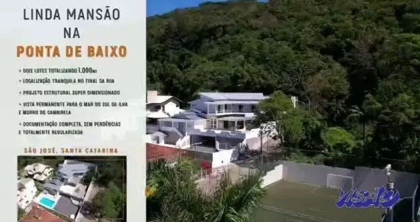 Casa em condomínio fechado com 5 quartos à venda na Rua Otília Maria Schmidt, 185, Ponta de Baixo, São José