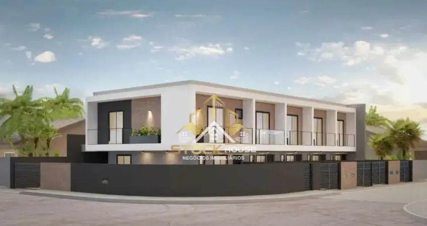 Lançamento sobrado geminado 2 quartos bairro vila nova joinville sc