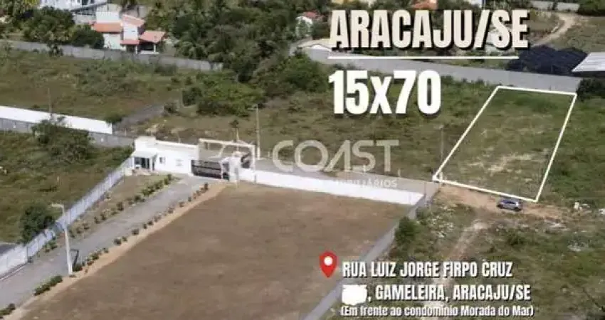 Lote no bairro robalo, próximo a praia e enfrente o condomínio morada do mar