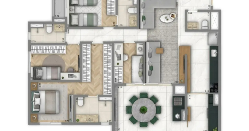 Apartamento com 4 quartos à venda na Saúde, São Paulo 