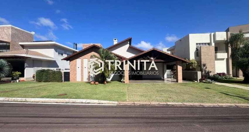 Casa com 3 Suítes + 1Escritório | 295,42m²| Condomínio Residencial Vinicius de Moraes