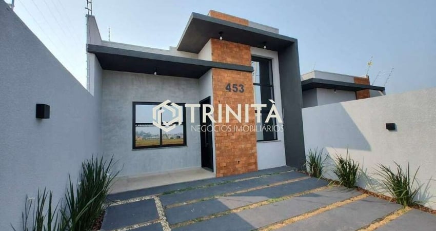 Casa Térrea com 1 Suíte + 2 Quarto | 77,50m²| Paraíso Tropical