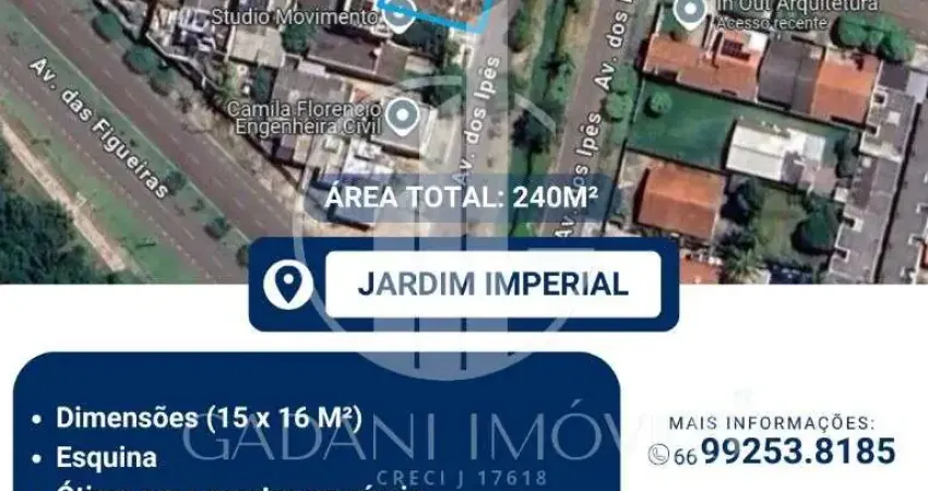 TERRENO PARA LOCACAO NO JARDIM IMPERIAL EM SINOP MT