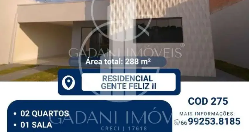 CASA A VENDA NO RESIDENCIAL GENTE FELIZ 2  - SINOP MT