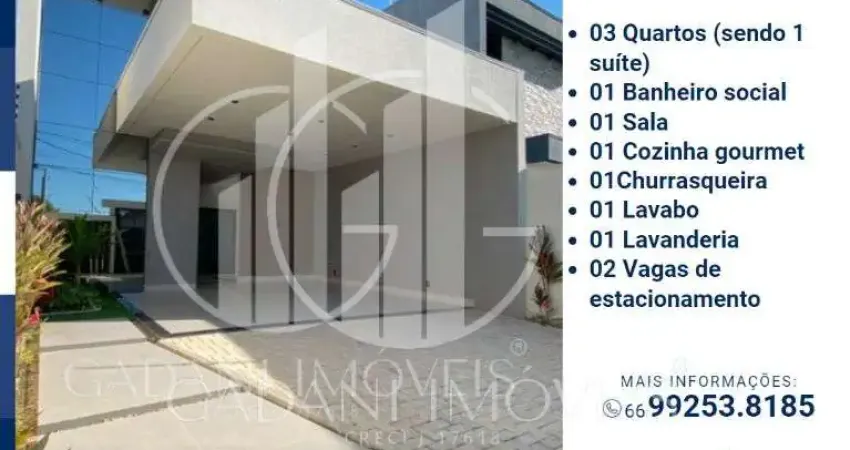 Casa com 3 quartos à venda na Rua das Seringueiras 455, 0000, Jardim Botânico, Sinop