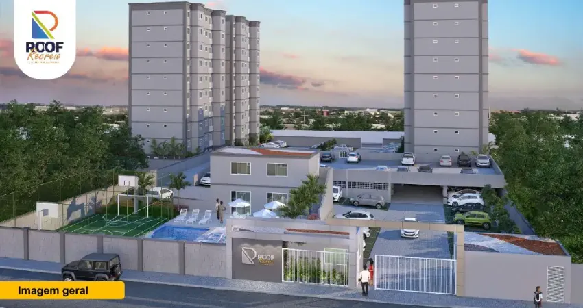 Apartamento A Venda No Roof Recreio com 43 m², Com 2/4 em Lauro de Freitas - BA