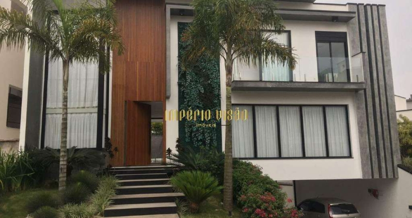 Casa de Condomínio para Aluguel com 3 Dormitórios, Churrasqueira, Lareira e Piscina no Residencial Mosaico da Serra - Mogi das Cruzes-SP.