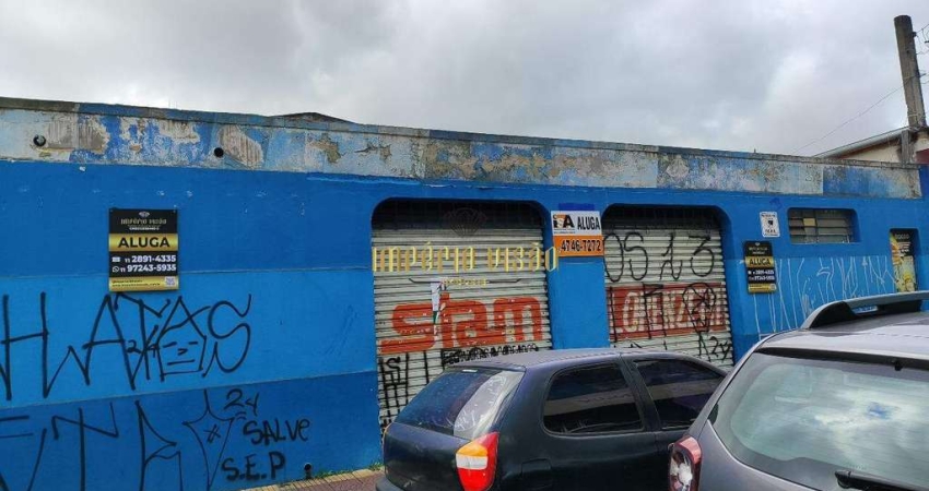 Salão Comercial de 100 m2 com 01 Banheiro para Locação - Suzano - Centro