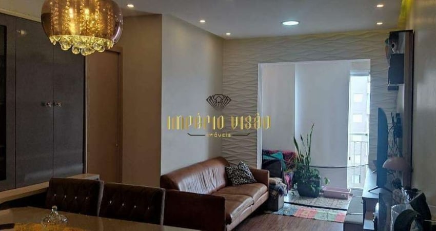 Apartamento Mobiliado no ultimo andar para locação com 3 Dormitórios sendo 1 Suíte no Cond. Vila Nova Paisagem - Com elevador e Sacada - Suzano/SP