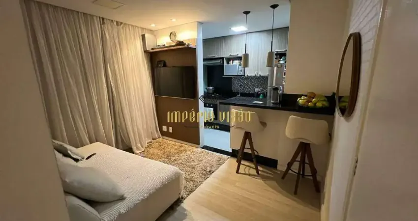 Apartamento com 2 dormitórios com sacada para venda no condomínio Único Suzano com elevador no Conj. Res. Irai - Suzano/SP