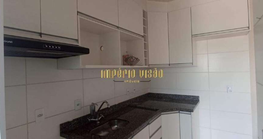 Apartamento com 2 dormitórios com sacada para venda no Condomínio New Family com elevador, na Água Vermelha - Poá - SP