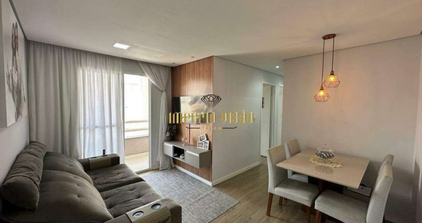 Apartamento a Venda com 2 Dormitórios, varanda, no condomínio Residencial Veneza em Mogi Das Cruzes-SP