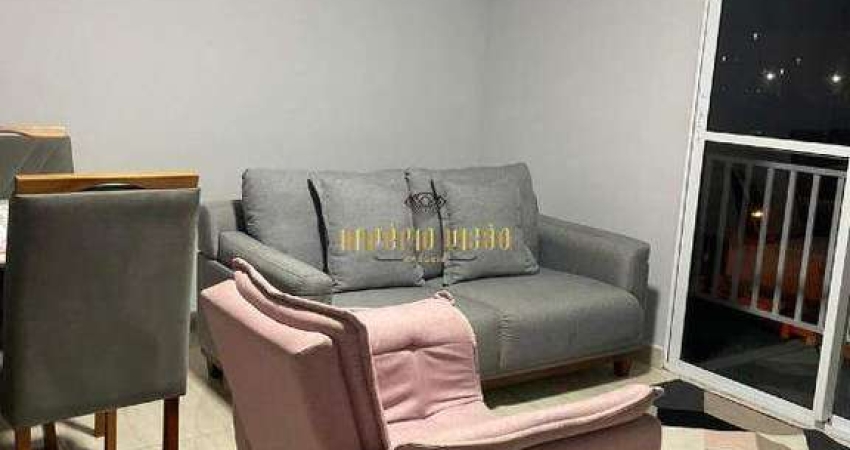 Apartamento à Venda 2 Dormitórios, Sala com sacada e churrasqueira Condomínio Parque do Zuzu em Mogi das Cruzes SP