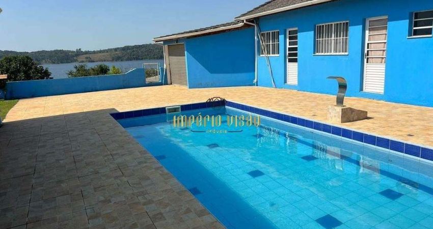 Chácara á venda em Condomínio com Piscina, Churrasqueira , Chalés , Terreno de 820m² - Beira da Represa - Taiacupeba - Mogi das Cruzes-SP