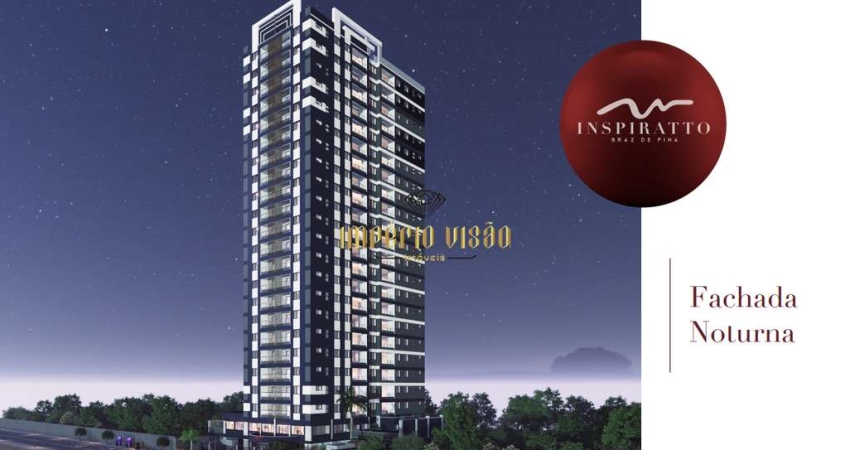 Lançamento - Apartamentos com 118,97m² de 4 Dormitórios no Condomínio Inspiratto Braz de Pinha - Vila Vitória - Mogi das Cruzes-SP