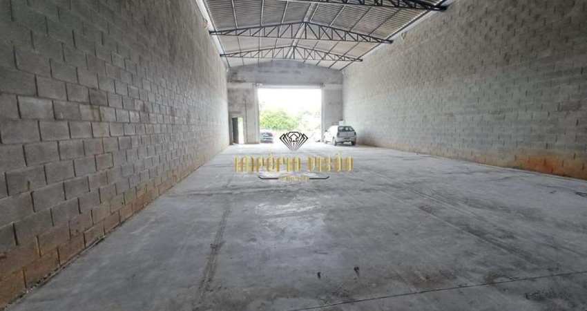 Galpão novo com 290m² e Mezanino de 60m² para Aluguel no Boa Vista - Suzano.
