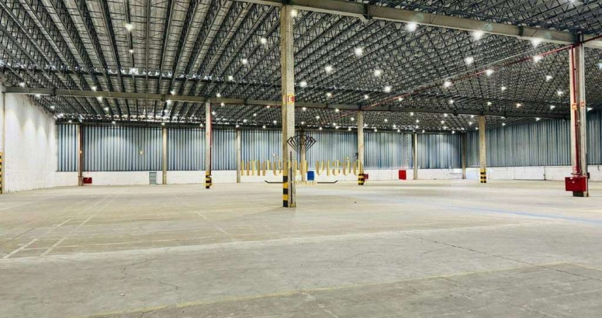 Galpão , Armazém novo 13.000m² para Locação de Condomínio fechado no bairro Vila Noêmia - Mauá - SP,Piso industrial de alta capacidade.