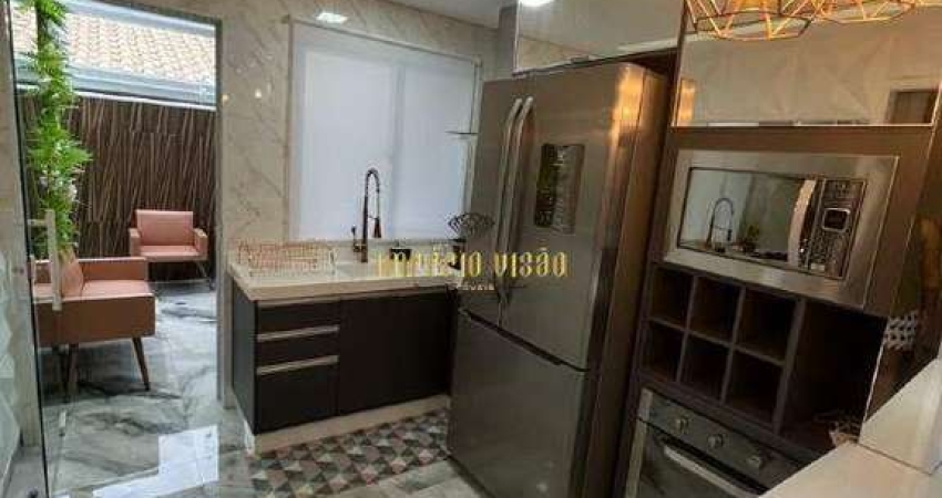 Casa à venda com 1 Dormitório com Closet e Quintal com Área gourmet no Condomínio Residencial Bela Vista - Mogi das Cruzes - SP