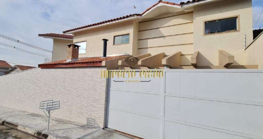 Sobrado à venda com 3 Suítes, sendo 1 Master com Hidromassagem e Closet e Churrasqueira no Jardim Modelo - Suzano - SP