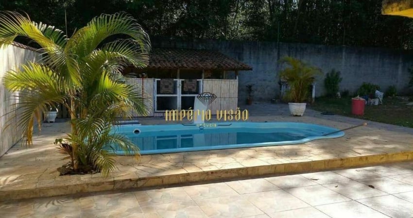 Chácara à venda com 2 Dormitórios, Piscina e Salão de festas na Chácara Estância Paulista - Suzano - SP.