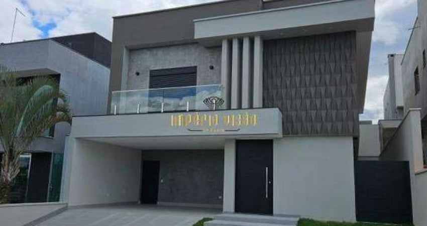 Casa Moderna com piscina e cozinha com ilha à venda no condomínio Real Park - Arujá - SP.