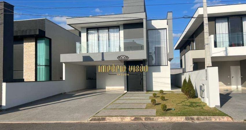 Casa semi-mobiliada com 4 suítes à venda no condomínio Residencial Real Park - Arujá-SP.