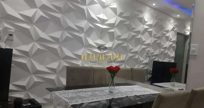 Apartamento semimobiliado com 2 quartos à venda em Suzano-SP.